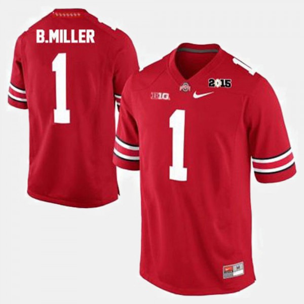 Ohio State Buckeyes Braxton Miller Men's #1 Red College Football Jersey 2404YRMG7